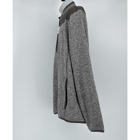 Johnnie-O On Location Arlo Full Zip Knit Jacket in Grey Size XL - Picture 6 of 9
